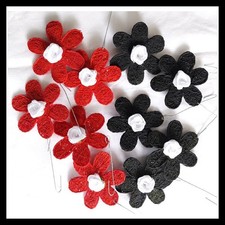 Paket deko blumen sisal - d,