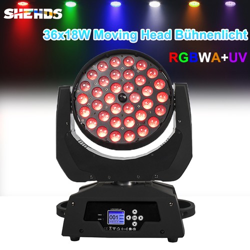 Shehds 36x18w led - shehds, rgbwa+uv