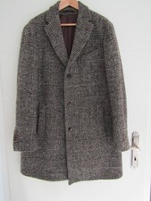 Massimo Dutti Herren Wollmantel Gr.54 Braun