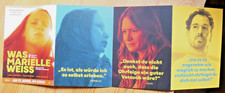 4 Postkarten zum Film "Was Marielle weiss"_Julia Jentsch_neuwertiger Zustand_