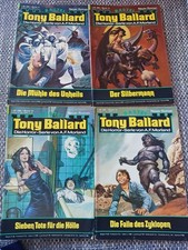 Tony Ballard Band 11-14 Bastei 4 Romanhefte A.F. Morland