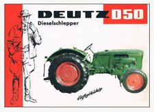 Blechschild 30x40 DEUTZ D 50