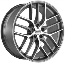 BBS CC-R graphit diamandgedreht Felgen 19 Zoll CC2106 Audi A3 + S3 + RS3 Typ 8P