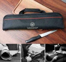 5 Teile Koch Messertasche Rolltasche Küchenmesser Aufbewahrung Messerkoffer Neu