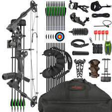 20-70lbs Compoundbogen Set Jagdbogen Bogenschießen Angeln Jagd RH LH Sportbogen