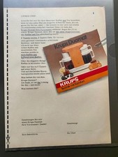 Krups Duomat Lieber Chef 