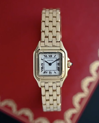 Cartier uhr gelbgold panther - cartier,
