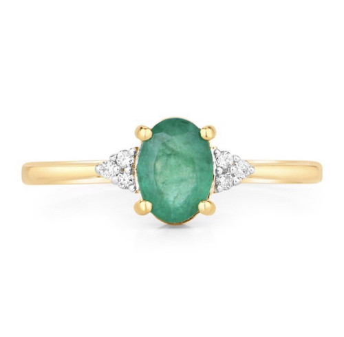 14k gelbgold ring ovaler - 14k,