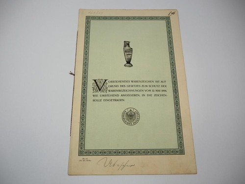 Patent urkunde macholl cognac - urkunde,