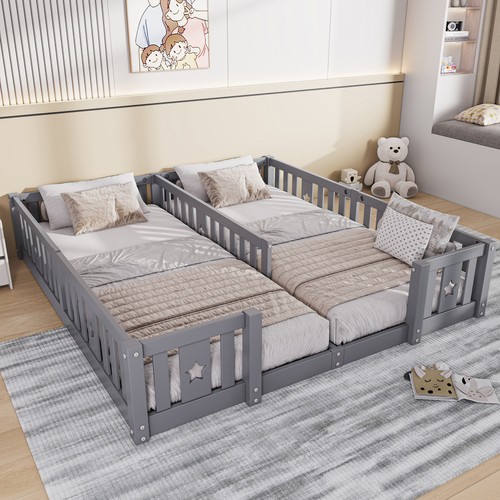 Kinderbett bodenbett 90x200cm - kinderbett,