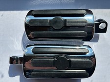 Fussrasten chrom für Harley Davidson und Custom Bikes neuwertig