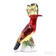 Hoopoe porcelain figurine - porcelain,