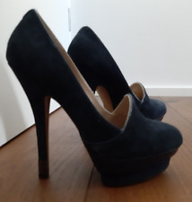 Fersengold Berlin Pumps High Heels Stilettos Größe  37 Marine/Dunkelblau