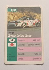 Toyota Celica Turbo - 6A - Einzelkarte - Quartett (6)