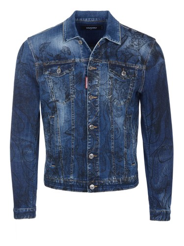 Dsquared2 jacke dan blau - jacke,