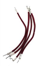 NSU Quickly N Kleiderschnur Satz 4 teilig Rot Schutzblech Gummi Made in Germany