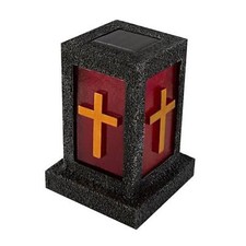 LED Solar Grablicht mit Kreuz