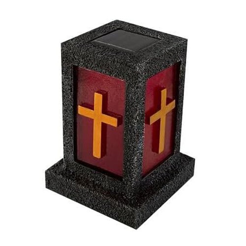 Led solar grablicht mit kreuz - led,