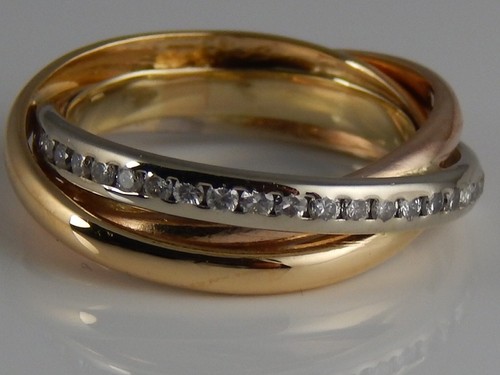 Tricolor 750 gold - 750,