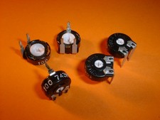 5x Trimmer 100 Ohm liegend