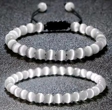 ✅?Damen Frau Opal Perlen Armband Quarz Schmuckarmband Katzenauge Style ???✅