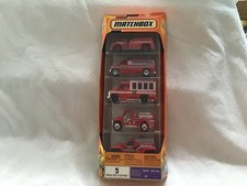 MATCHBOX (J4678) - 5 PACK GIFT SET - EMERGENCY FIRE VEHICLES ETC -  UNOPENED