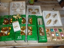 Vintage Weihnachtskugeln *novela germany* bunte Glask.*Zapfen**Set 2*