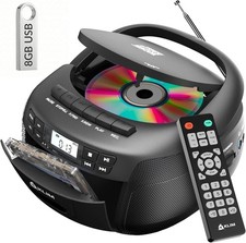 CD Player mit Kassette –