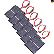 GTIWUNG 6 Stück 3V 0.3W 65X48mm Mikro-Mini-Solar-Panel-Zellen Sonnenkollektor 