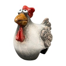 Kantenhocker Henne Rosi, grau