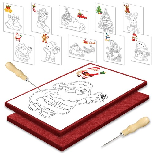 Weihnachten prickelnadel set - weihnachten,
