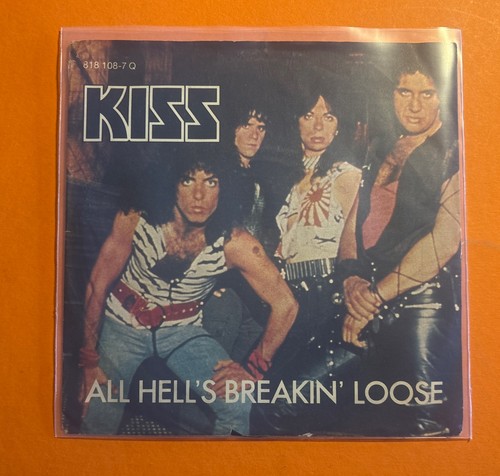 Kiss all hell s - kiss , 7" 