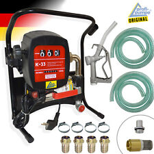 DIESELPUMPE 230V HEIZÖLPUMPE ELEKTRISCH PUMPE DIESEL MAN. ZAPFPISTOLE ZÄHLWERK