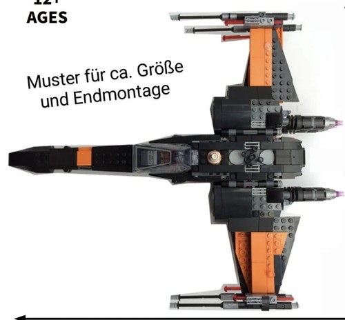 Klemmbausteine starwars wing - starwars, x-wing