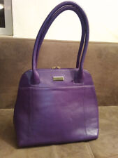 Osprey London Handtasche aus Leder, violett