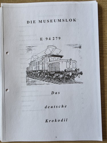 Die museumslok e94 279 - museumslok,