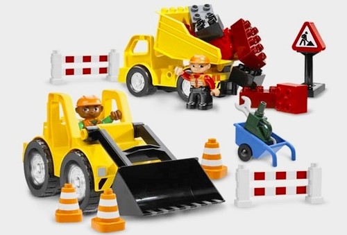 Lego duplo radlader lkw - radlader,