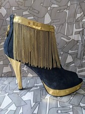 Miss Sixty Black Suede High