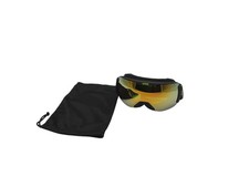 uvex downhill 2100 CV Skibrille für Damen und Herren schwarz matt gold grün