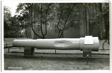 Foto-AK WILHELMSHAVEN Geschützrohr v. Panzerkreuzer SEYDLITZ 30er