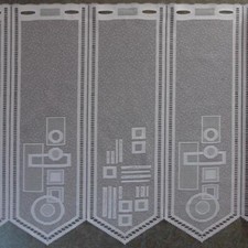 Scheibengardinenstoff Muster