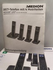 Telefon DECT, 4 Mobilteile, MEDION MDF 84369