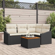 Gartensofa-set mit Kissen 5