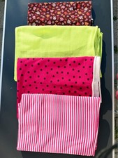 Stoffpaket 4 x Sweat Baumwolle