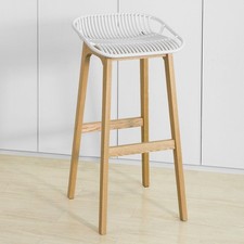 B-Waren Design Barhocker mit Fußstütze Barstuhl Tresenhocker FST77-W-bwaren-A