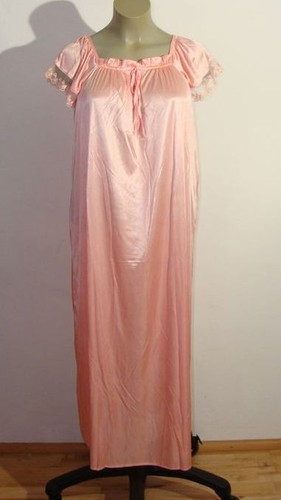 Vintage satin glanz nachthemd - vintage,