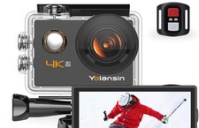Yolansin Action Cam 4K 20MP WiFi 40M wasserdichte Unterwasserkamera EIS