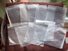 10 CD Schutzhüllen für ein Papiercover/CD/DVD/o.ä. - transparent - Weichplastik