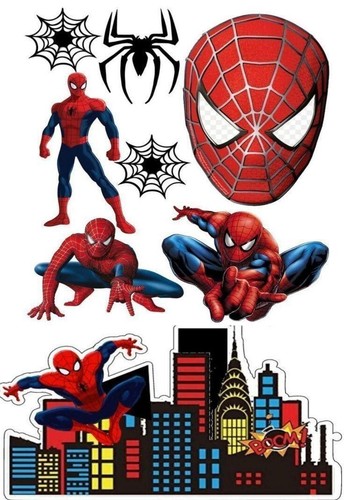 Spider man tortenaufleger - spider,