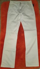 Weiße lange Hose Jeans